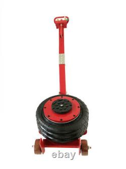 INTBUYING 3 Ton Triple Bag Air Pneumatic Jack Heavy Duty Jacking 5.9 to 15.75