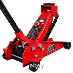 Jack Boss Floor Jack 3Ton Fast Lift Service Steel Heavy Duty Hydraulic Car Jack