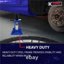 K Tool HD61222 22 Ton Automotive Jack Stands, Heavy-Duty, Adjustable
