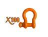 Lifting Alloy Clevis Screw Pin Anchor Shackle X100 Brand Heavy Duty Safety Jeep