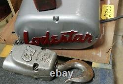 Lodestar 2 Ton CM Chain Hoist 220 440 V 8 FPM Lifting Rigging Heavy Duty