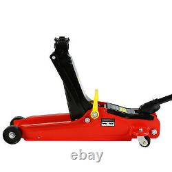 Low Profile 2 Ton Heavy Duty Floor Jack QuickLift Pump Lifting Range 3.3