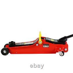 Low Profile 2 Ton Heavy Duty Floor Jack QuickLift Pump Lifting Range 3.3