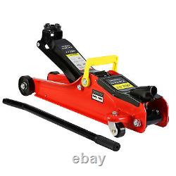 Low Profile 2 Ton Heavy Duty Floor Jack QuickLift Pump Lifting Range 3.3