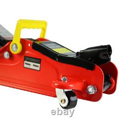 Low Profile 2 Ton Heavy Duty Floor Jack QuickLift Pump Lifting Range 3.3