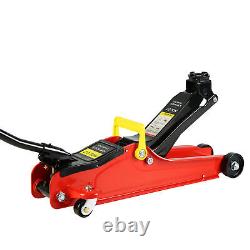 Low Profile 2 Ton Heavy Duty Floor Jack QuickLift Pump Lifting Range 3.3