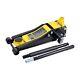 Low Profile Floor Jack 2 Ton Heavy Duty Dual Piston Rapid Pump 3-18.5in Height
