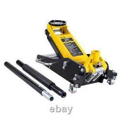 Low Profile Floor Jack 2 Ton Heavy Duty Dual Piston Rapid Pump for Auto Repair