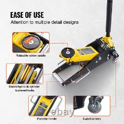 Low Profile Floor Jack 2 Ton Heavy Duty Dual Piston Rapid Pump for Auto Repair