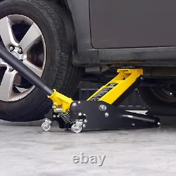 Low Profile Floor Jack 2 Ton Heavy Duty Dual Piston Rapid Pump for Auto Repair