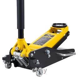 Low Profile Floor Jack 2 Ton Heavy Duty Dual Piston Rapid Pump for Auto Repair