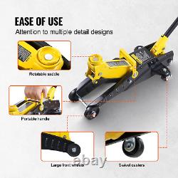 Low Profile Floor Jack 2 Ton Heavy Duty Single Piston Hydraulic Pump