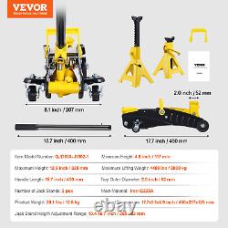 Low Profile Floor Jack 2 Ton Heavy Duty Single Piston Hydraulic Pump