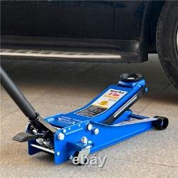 Low Profile Floor Jack 3 Ton Heavy-Duty Steel Dual Piston Hydraulic Pump