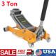 Low Profile Floor Jack 3 Ton Heavy Duty Steel Dual Piston Quick Lift Pump