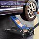 Low Profile Floor Jack 3 Ton Heavy Duty Steel Dual Piston Rapid Pump Blue
