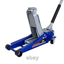 Low Profile Floor Jack 3 Ton Heavy Duty Steel Hydraulic Jack with Dual Piston Pump