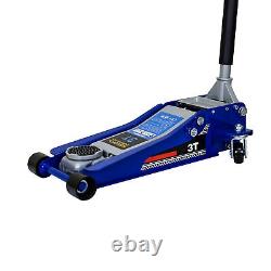 Low Profile Floor Jack 3 Ton Heavy Duty Steel Hydraulic Jack with Dual Piston Pump