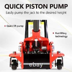 Low Profile Floor Jack 3 Ton Heavy-duty Steel Single Piston Hydraulic Pump
