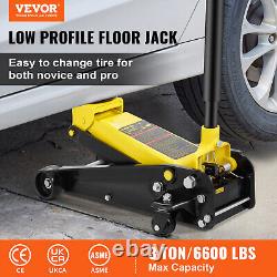 Low Profile Hydraulic Floor Jack 3 Ton Heavy-duty Steel Single Piston Pump