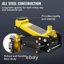 Low Profile Hydraulic Floor Jack 3 Ton Heavy-duty Steel Single Piston Pump