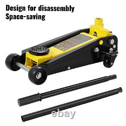 Low Profile Hydraulic Floor Jack 3 Ton Heavy-duty Steel Single Piston Pump