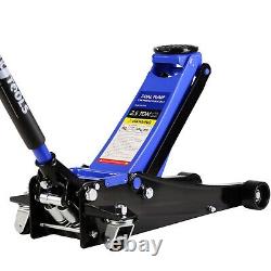 Low Profile Racing Floor Jack 2.5Ton Heavy-duty Steel Dual Piston Hydraulic Pump