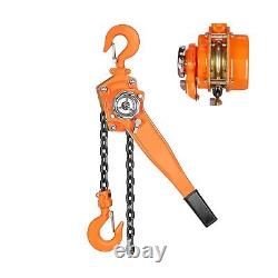 MYOYAY Manual Lever Chain Hoist 3/4 Ton Heavy Duty Ratchet Chain Hoist Chain