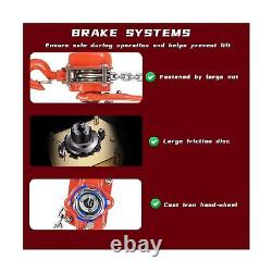 MYOYAY Manual Lever Chain Hoist 3/4 Ton Heavy Duty Ratchet Chain Hoist Chain