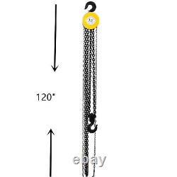 Manual Chain Hoist 5 Ton 11000 Lbs Capacity 10 FT Heavy Duty for Warehouse