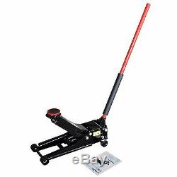 Max Load 3 Ton Low Profile Heavy Duty Steel Jack with Quick Pump