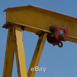 Mobile Overhead gantry crane hoist pulley Heavy Duty SWL 2 Ton