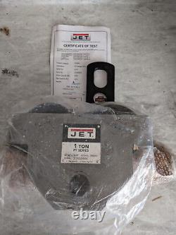 NEW JET 1-PT 1 Ton Heavy Duty Manual Trolley Fits 3 8 Wide Beam 20