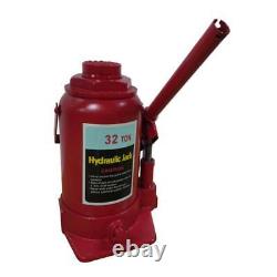 New 32 Ton Emergency Hydraulic Bottle Jack Lift For Truck Bus Car Heavy Duty Red