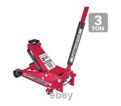 New 3-ton Floor Jack with RAPID PUMP 6000 Workload Heavy Duty Steel Car Truck