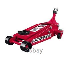 New 3-ton Floor Jack with RAPID PUMP 6000 Workload Heavy Duty Steel Car Truck