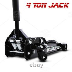 New Quick Lift Heavy Duty Dual Pump 4 Ton Ultra Low Profile Floor Trolley Jack