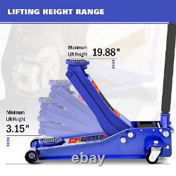 Oarlike 4 Ton Hydraulic Floor Jack, 6,600 lbs Capacity Car Jack, Heavy Duty Jack