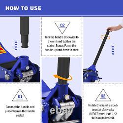 Oarlike 4 Ton Hydraulic Floor Jack, 6,600 lbs Capacity Car Jack, Heavy Duty Jack