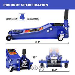 Oarlike 4 Ton Hydraulic Floor Jack, 6,600 lbs Capacity Car Jack, Heavy Duty Jack