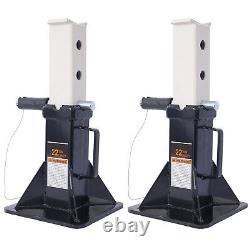 PAIR Heavy Duty Pin Type Professional Car Jack Stand with Lock 22 Ton 44000 lb