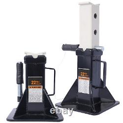 PAIR Heavy Duty Pin Type Professional Car Jack Stand with Lock 22 Ton 44000 lb