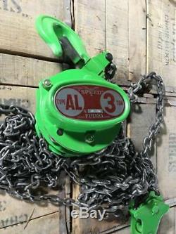 POWERFUL FUTABA 3 TON 6200lb Extra Heavy Duty Chain Fall 10 FT Lift Hoist