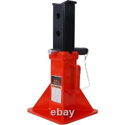 Pair 22 Ton Capacity Heavy Duty Pin Type Car Jack Stand With Lock Steel USA Stock
