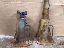 Pair Heavy Duty 16 36 industrial Jack Stands Screw Adjustable 10 ton GWO