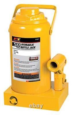 Performance Tool W1637 50 Ton (100,000 lbs.) Heavy Duty Hydraulic Bottle Jack