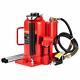 Pneumatic Air Hydraulic Bottle Jack With Manual Hand Pump 20 Ton Heavy Duty Auto