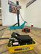 Portable Auto Body Pulling Post Frame Straightener Free Clamps & 3 Ton Air Jack