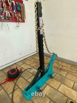 Portable Auto Body Pulling Post Frame Straightener FREE CLAMPS & 3 TON AIR JACK