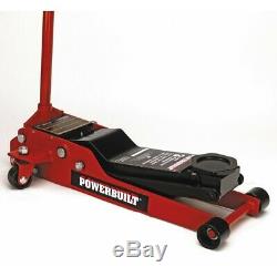 Powerbuilt 3 Ton Heavy Duty Low Profile Floor Jack 3-1/2 in. To 20 in. 647580